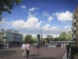 Vijzelgracht luchtschans NZ:lijn